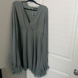 Boohoo plus sized skater dress